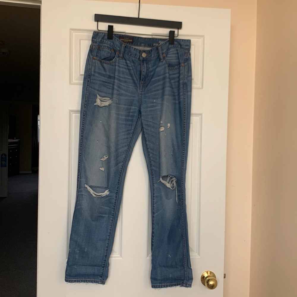 J. Crew Broken in Boyfriend Jeans, size 28
